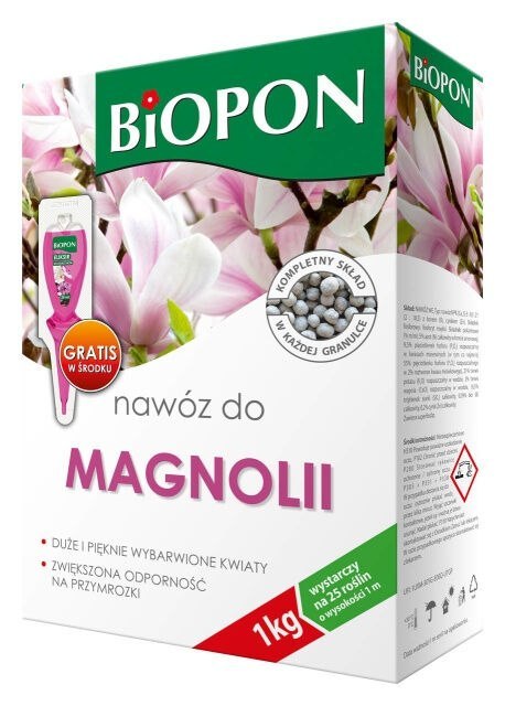 NAWÓZ - DO MAGNOLII GRANULAT 1KG BIOPON